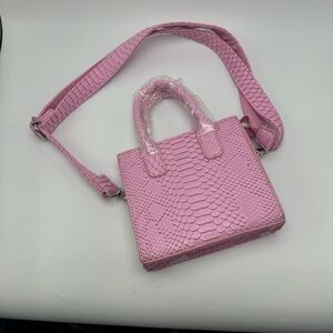 Nathaniel Noir Pink Small Mini Bag Purse NEW Crossbody